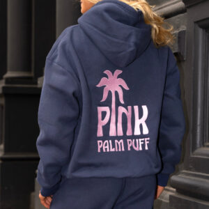 Classic Puff Hoodie in Navy