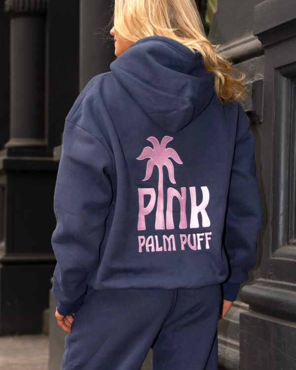Classic Puff Hoodie in Navy
