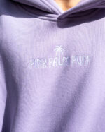 Classic Palm Puff Hoodie in Orchid