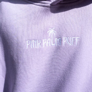 Classic Palm Puff Hoodie in Orchid