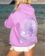 Everything Comes in Waves Hoodie in Acai