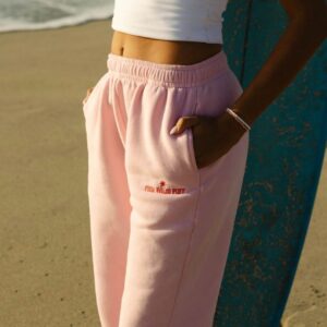 Puff Sweatpants in Pink