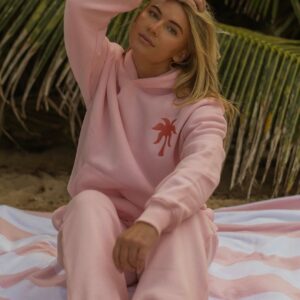 Puff Sweatpants in Pink