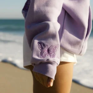 To Live For the Hope of it All Hoodie in Lilac