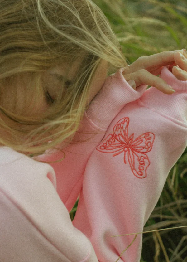 To Live For the Hope of it All Hoodie in Pink